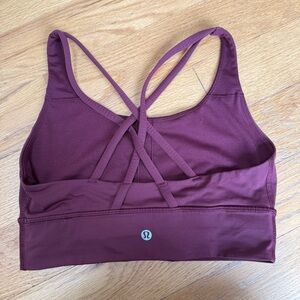 Lululemon energy longline sports bra size 6